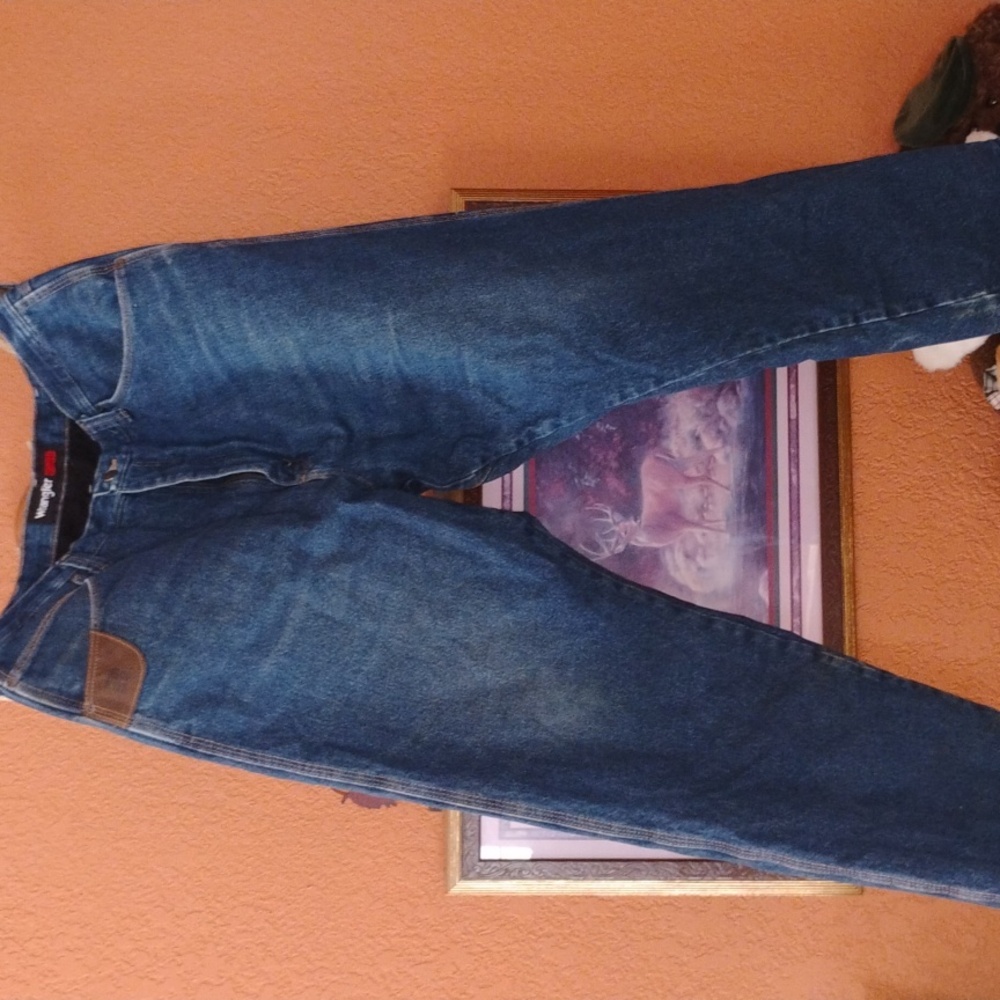 👖Wrangler Riggs WorkWear FLEECE LINED JEANS 👖 Men's Size 38 X 30 - Picture 3 of 13
